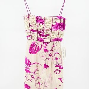 Valentino Womens Floral Dress Pink White NWT 6